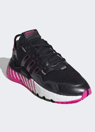 Кросівки жіночі adidas nite jogger pinkblack (fv1331)
