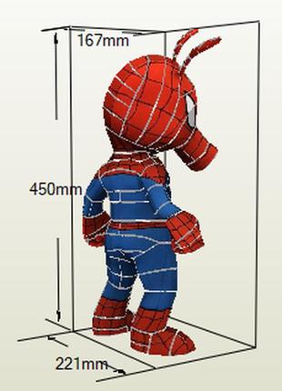 Paperkhan конструктор из картона spider-ham papercraft 3d полигональная фигура развивающий подарок5 фото