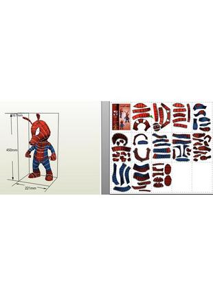 Paperkhan конструктор из картона spider-ham papercraft 3d полигональная фигура развивающий подарок2 фото