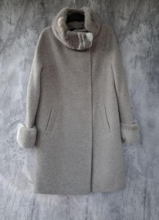 Женское демисезонное пальто, холодная весна-осень, фабричное качество, замеры в описании