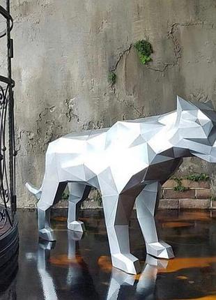 Paperkhan конструктор из картона кот пума пантера ягу оригами papercraft 3d фигура развивающий набор антистрес