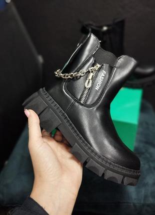 Ботінки еко шкіра зима 32-37