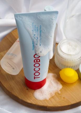 Кокосовая пенка для умывания лица tocobo coconut clay cleansing foam, 150 мл