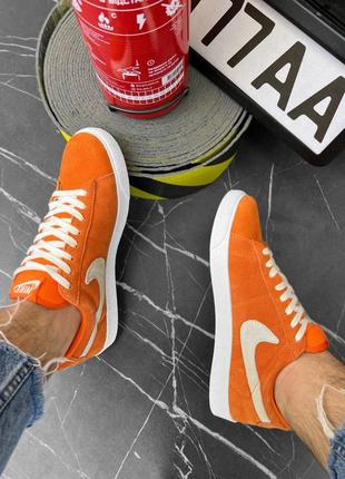 Кроссовки nike orange4 фото