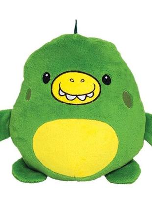 Дитячий худі-трансформер плед м'яка іграшка huggle pets толстовка складана в м'яку іграшку зелений2 фото