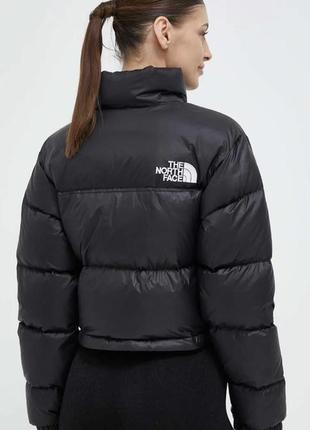 Жіночий укороченний пуховик the north face 70010 фото