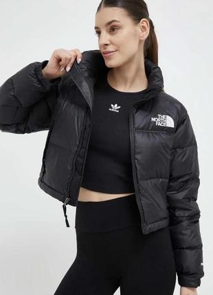 Женский укороченный пуховик the north face 700