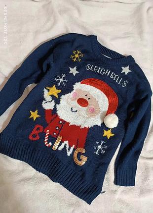 Новогодний свитер. санта
