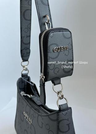 Сумка guess сумка седло багет4 фото