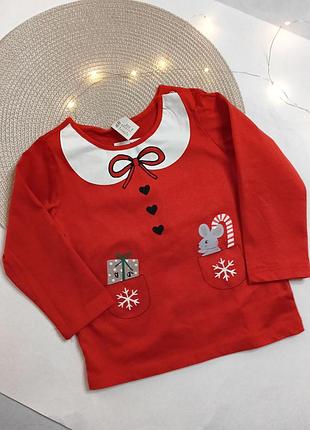 Новогодняя одежда лонгслив h&amp;m