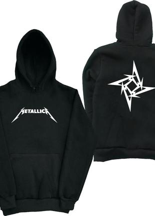 Толстовка худі металліка. metallica. рок 2xs-2xl