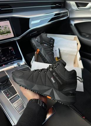 Кросівки теплі columbia facet high trinsulate all black (термо)