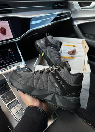 Кросівки теплі columbia facet high trinsulate dark grey (термо)