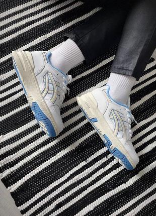 Женские кроссовки asics ex89 white blue