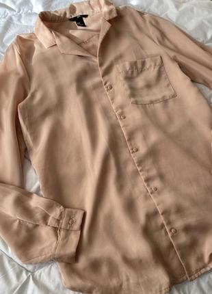 Сатинова блуза 5-6 h&m