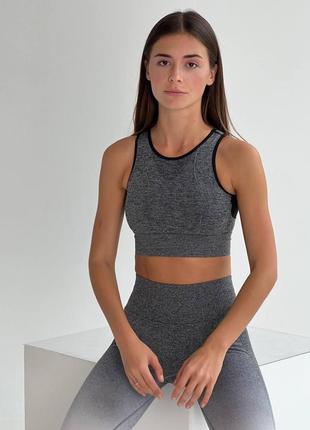 Жіночий спортивний топ ліф підтримуючий для фітнесу та йоги8 фото