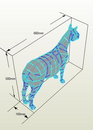 Paperkhan конструктор із картону кінь кобила жеребець пазл орігамі papercraft 3d фігура полігональна набір подарок сувенір антистр4 фото