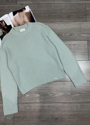 Оригинальный крутой свитер wood wood adeline sweater in mint6 фото