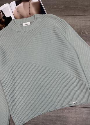 Оригинальный крутой свитер wood wood adeline sweater in mint9 фото