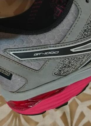 Кросівки бігові оригінальні asics gel gt1000 на gore-tex водонепроникні4 фото