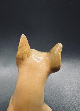 Фарфоровая немецкая статуэтка собака боксер клеймо6 фото