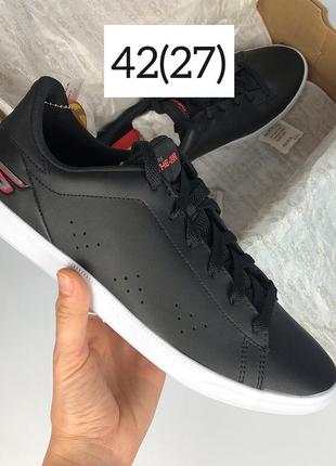 Skechers кросівки чорні дуже легкі і м'які з натуральної шкіри унісекс