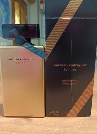 Narciso rodriguez for her limited edition туалетная вода для женщин 100 мл1 фото