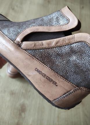 Шикарныe женские кожаные ботинки candice cooper, италия. размер 38.4 фото