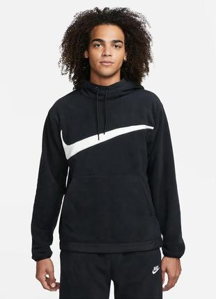 Худи nike club+ mens winter black оригинал