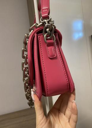 Zara стильна сумка з ланцюгом2 фото