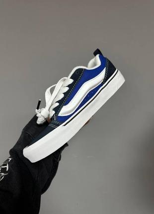 Кеди vans knu old skool navy blue8 фото