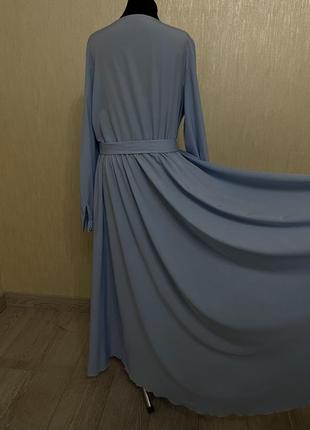 Платье макси небесного цвета, glive4 фото