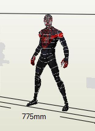 Paperkhan конструктор із картону человек паук spiderman papercraft 3d полігональна фігура розвиваючий подарунок1 фото