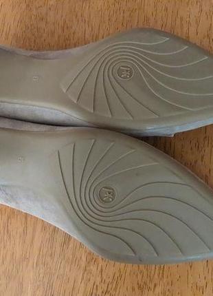 Замшевые элегантные  туфельки премиум класса от peter kaiser.7 фото