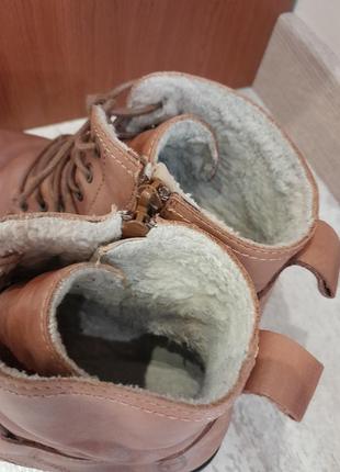 Комфортные зимние сапоги ботинки ботинки кожа3 фото