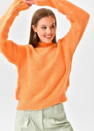 Женский свитер машинной вязки отличное качество оверсайз турция6 фото