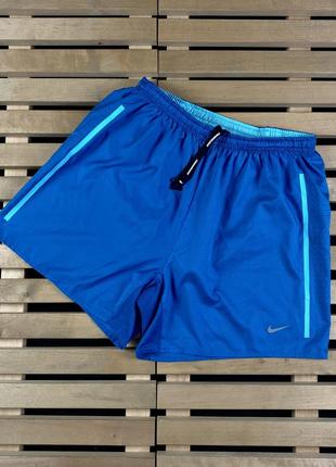 Беговые мужские шорты nike running dry fit размер s