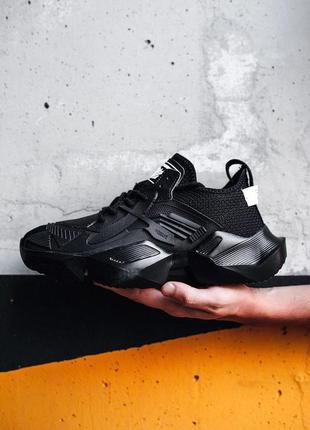 Крутые чёрные кроссовки transformers black 3