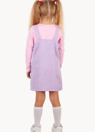 Сарафан вельветовый для девочек 4