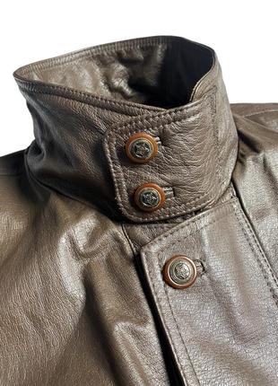 Вінтажна шкіряна куртка, пальто ретро8 фото