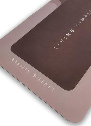 Влагопоглощающий коврик серый «living simple» 40*60cm*3mm (d) sw-00001572