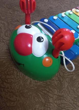 Развивающая музыкальная игрушка ксилофон малышам3 фото