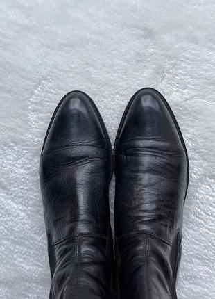 Кожаные черные лакированные ботинки vagabond 39р6 фото