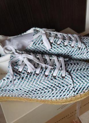 Mark fisher оригінал шикарні трендові мокасіни з плетеною підошвою 39р.