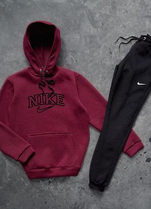 Мужской спортивный костюм на флисе nike (зима ❄️)1 фото