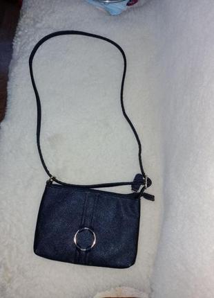 Сумка avon дженифер чёрная сумка клатч на длинном ремешке3 фото