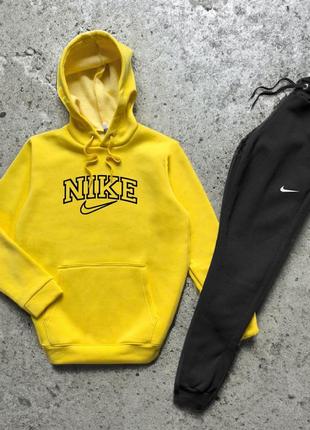 Чоловічий спортивний костюм на флісі nike (зима ❄️)1 фото