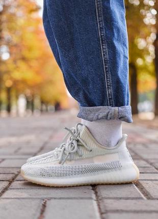 Adidas yeezy boost 350 v2 cloud white1 фото