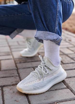 Adidas yeezy boost 350 v2 cloud white9 фото