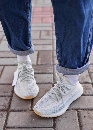 Adidas yeezy boost 350 v2 cloud white6 фото